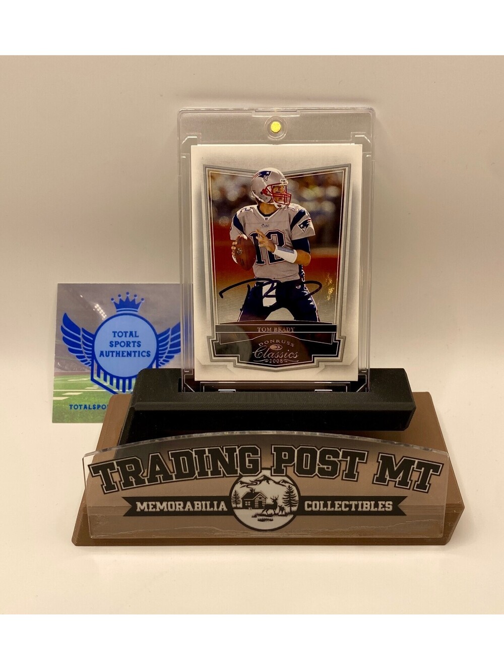Tom Brady Signed Card With COA (1002177) (Patriots)